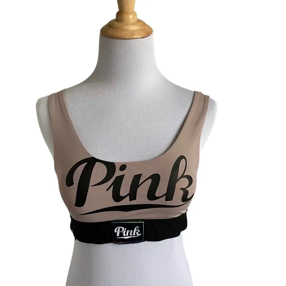 PINK Victoria’s Secret Small ULTIMATE Strappy Sports Bra